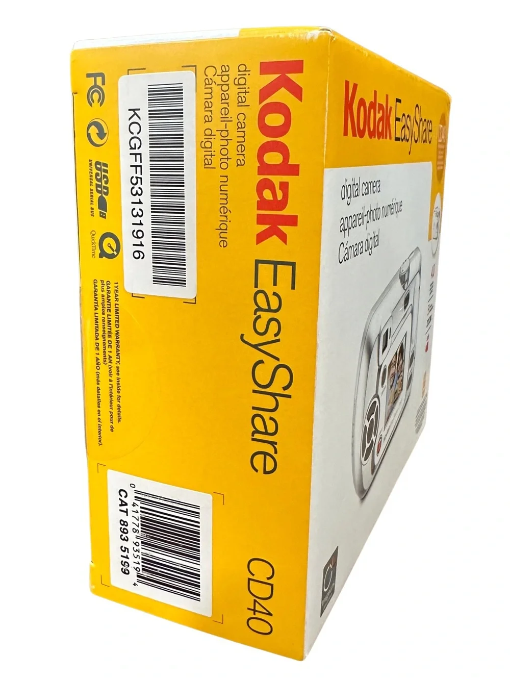 Kodak EasyShare C340 Digital Camera Silver Vintage BRAND NEW